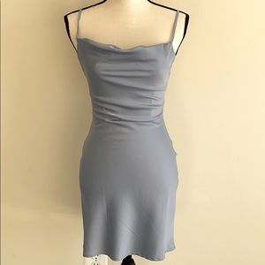 Urban Outfitters Sky Blue Slip Dress